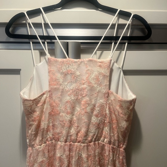 BCBGeneration Pink Lace Lena Maxi Dress - Picture 10 of 11